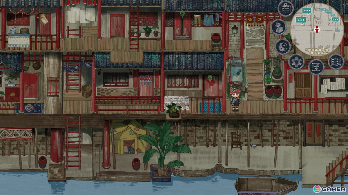 “中華刺繍”風デザインが特徴のRPG「ミステリーミスト」のSteamストアページが公開!毒霧に侵され昏睡状態に陥った姉を救いだそうの画像