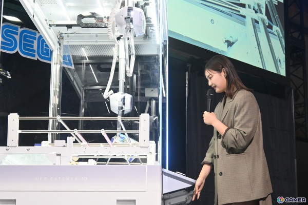 箭内夢菜さんがクレーンゲームの腕前を披露！「AM EXPO 2024」セガ フェイブブースで行われた「UFOキャッチャー」スペシャルステージをレポートの画像5