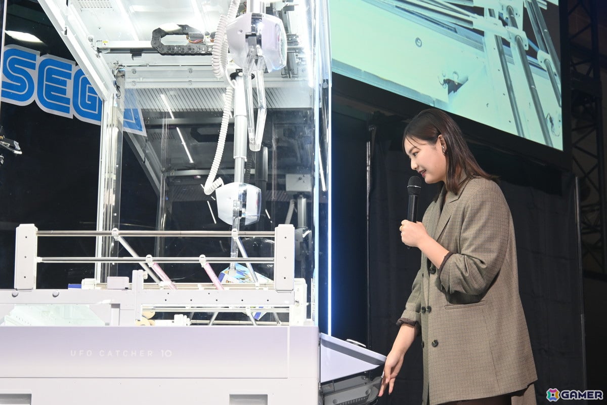箭内夢菜さんがクレーンゲームの腕前を披露！「AM EXPO 2024」セガ フェイブブースで行われた「UFOキャッチャー」スペシャルステージをレポートの画像