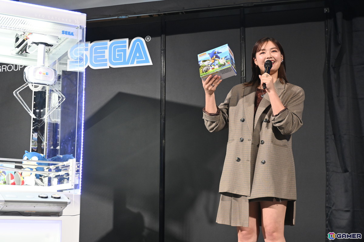 箭内夢菜さんがクレーンゲームの腕前を披露！「AM EXPO 2024」セガ フェイブブースで行われた「UFOキャッチャー」スペシャルステージをレポートの画像