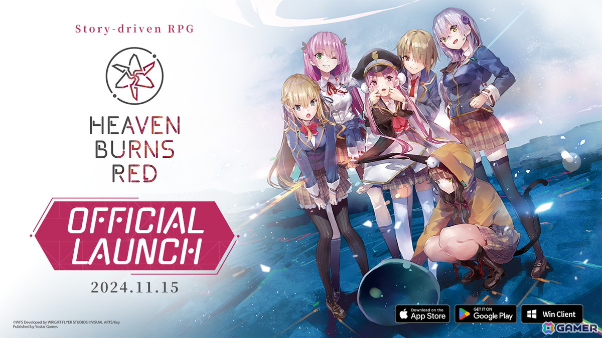 ヘブンバーンズレッド」の英語版「Heaven Burns Red」がYostar Games ヘブンバーンズレッド」の英語版「Heaven Burns Red」がYostar Games