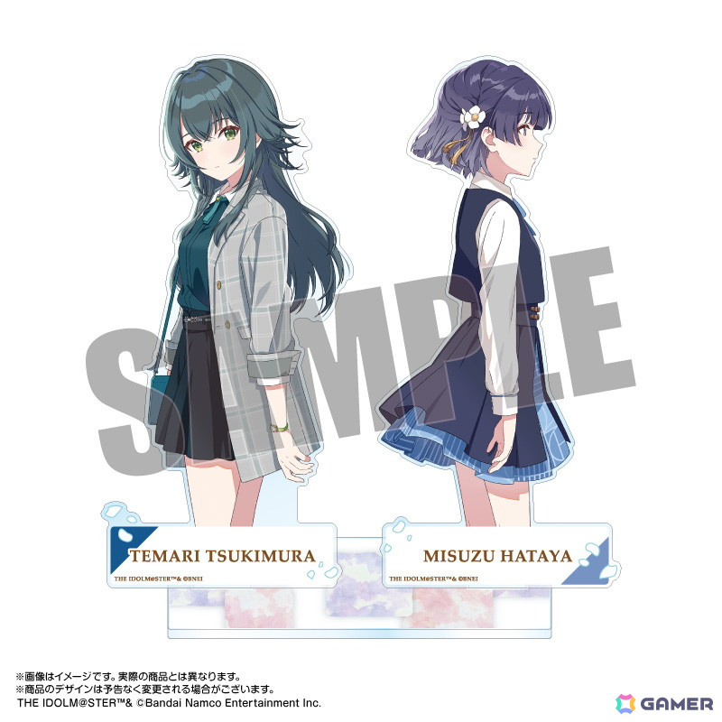 「学マス」サポートカードイラストのペアアクスタと各メンバーがCDジャケット風にデザインされたジャケデザアクキー＆スタンドが予約受付中！の画像3