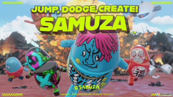 クセ強ロボACT「SAMUZA」Switch版が11月21日に配信！人工知能に支配された299X年の世界にクセ強ロボ「SAMUZA」が立ち向かうの画像1