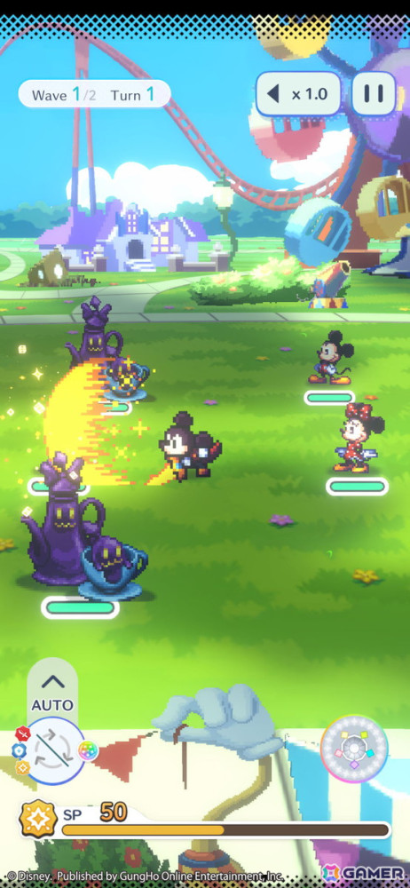 「ディズニー ピクセルRPG」ミッキー＆ミニーの誕生日記念！ブルークリスタル1,000個とPUガチャチケット（勇者 ミッキー・マウス）×10がプレゼントにの画像