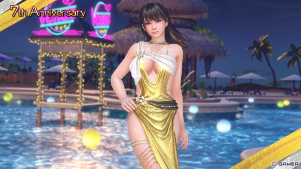 「DEAD OR ALIVE XVV」7周年記念SSR水着「ソワレ・ドーレ」が7thアニバーサリーコーデガチャとして登場！最大100連分無料で楽しめるの画像7