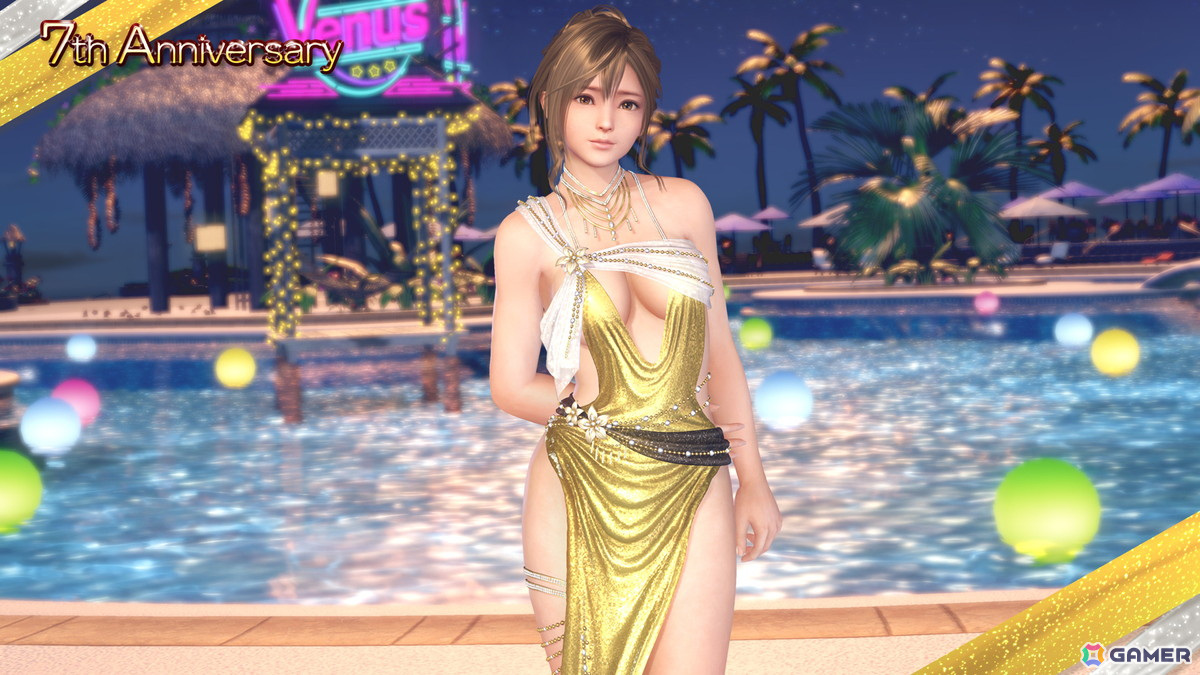 「DEAD OR ALIVE XVV」7周年記念SSR水着「ソワレ・ドーレ」が7thアニバーサリーコーデガチャとして登場！最大100連分無料で楽しめるの画像13