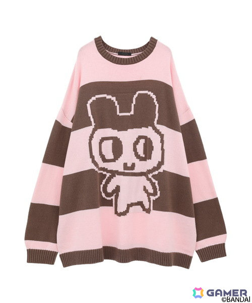 たまごっち×Candy Stripperのコラボアイテムが登場！平成レトロな雰囲気のたまごっちのグラフィックを使用したニットなどがラインナップの画像15
