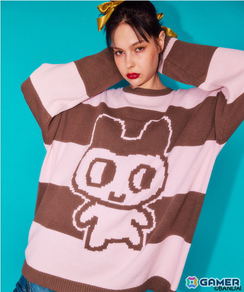 たまごっち×Candy Stripperのコラボアイテムが登場！平成レトロな雰囲気のたまごっちのグラフィックを使用したニットなどがラインナップの画像17