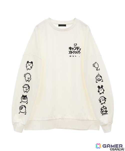 たまごっち×Candy Stripperのコラボアイテムが登場！平成レトロな雰囲気のたまごっちのグラフィックを使用したニットなどがラインナップの画像3