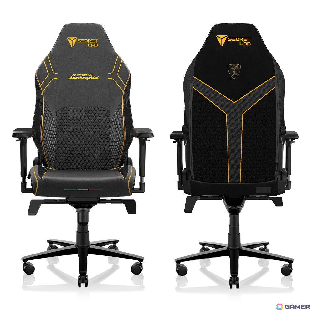 ランボルギーニとのコラボゲーミングチェア「Secretlabアウトモビリ・ランボルギーニデラックスエディション」が発売！イエロー・グリーンの2色展開の画像6
