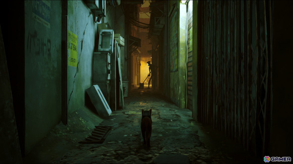 迷い猫アクションアドベンチャー「Stray」のSwitch版が発売！クロス新宿ビジョンでは猫とB-12が登場するオリジナル3D映像を放映中の画像