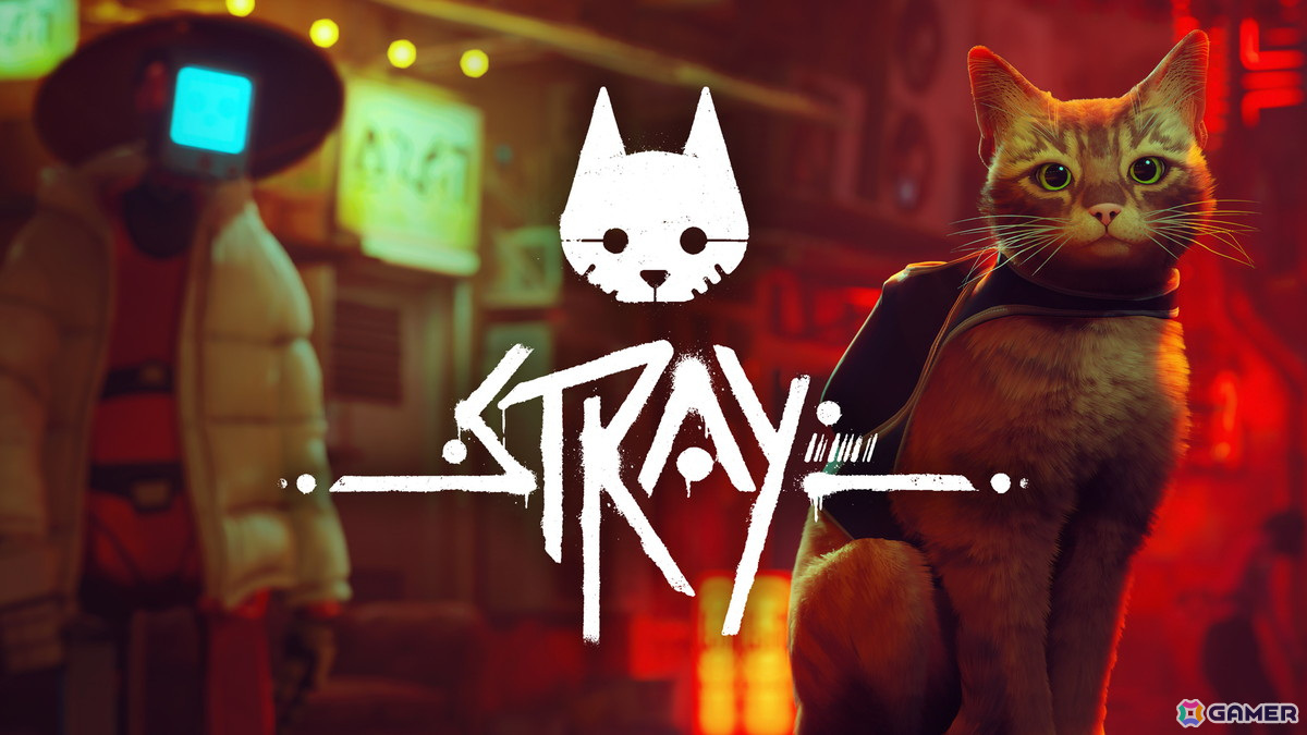 迷い猫アクションアドベンチャー「Stray」のSwitch版が発売！クロス新宿ビジョンでは猫とB-12が登場するオリジナル3D映像を放映中の画像