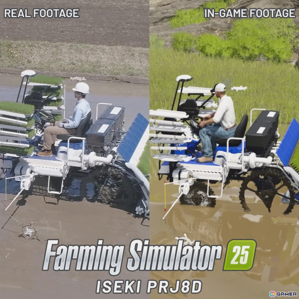 「Farming Simulator 25」井関農機とのコラボが11月20日より開催！実在農機とゲーム中映像を比較したトレーラーもの画像3