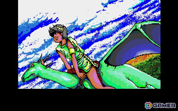 ドラゴンの世界にスポットをあてたシューティングゲーム「ミッドガルツ（PC-9801・Windows11対応版）」がプロジェクトEGGでリリース！の画像