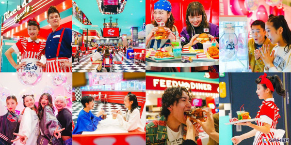 アメリカンダイナーをモデルにしたフード×アミューズメント施設「Feedy Diner＆Arcade」が11月21日にイオンモール茨木でオープン！の画像3