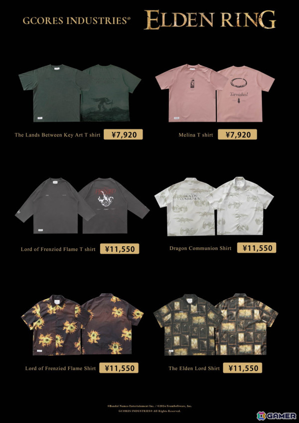 「ELDEN RING」×デザイナーズ・ブランド「ジーコアズ工業」のコラボアパレルが再入荷！11月23日より店頭で常設販売の画像14
