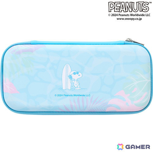 スイッチSwitch ケース ブルーのみスヌーピー Nintendo Switch Lite