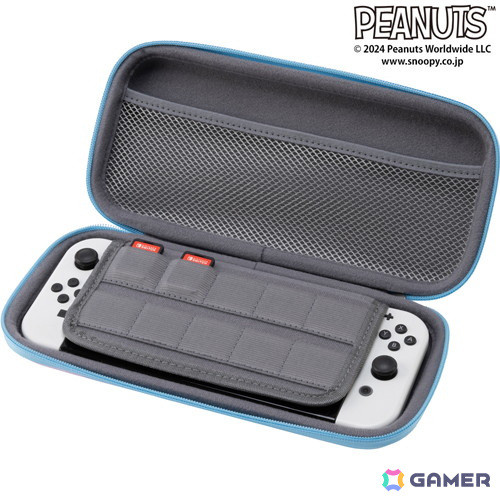 Switch本体を収納できる「スヌーピー ポーチ」に新デザイン「ピーナッツ」と「サーフィン」が登場！の画像8