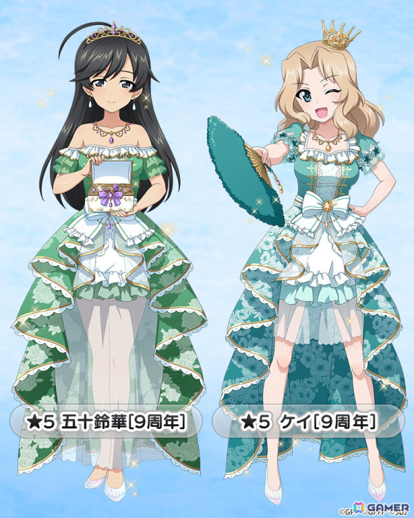 「ガールズ＆パンツァー 戦車道大作戦！」の9周年記念生徒ガチャ第3弾でアンチョビと西絹代が登場！の画像4