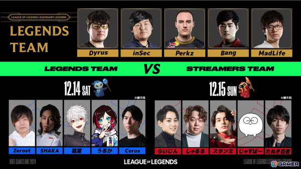 「Riot Games ONE 2024」の追加情報が公開！PRO INVITATIONALに出演するZETA、DFM、LEV、FNCのロスターや各日の対戦組み合わせが決定の画像7