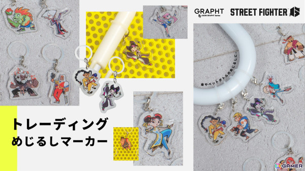 GRAPHTの「ストリートファイター6」POP UP STOREが東京ソラマチで11月27日から開催！カートゥーン乱入イラストを使用したマーカーが新発売の画像3