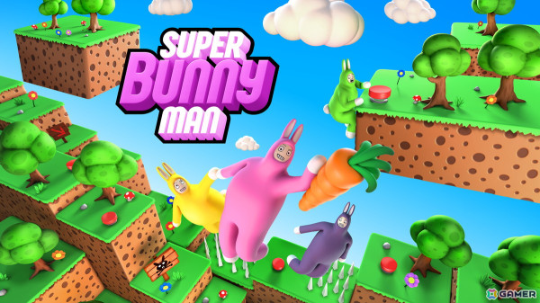 おバカでクレイジーなアクションゲーム「Super Bunny Man」Switch版が配信！最大4人の協力プレイを楽しもうの画像1