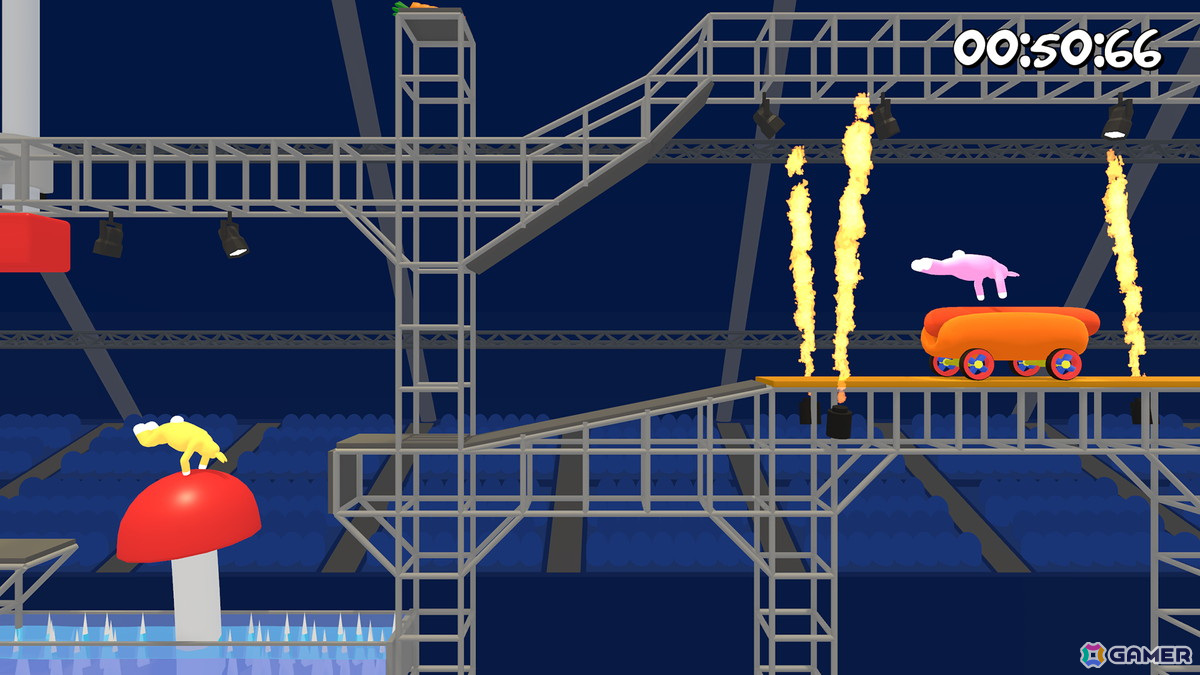おバカでクレイジーなアクションゲーム「Super Bunny Man」Switch版が配信！最大4人の協力プレイを楽しもうの画像2