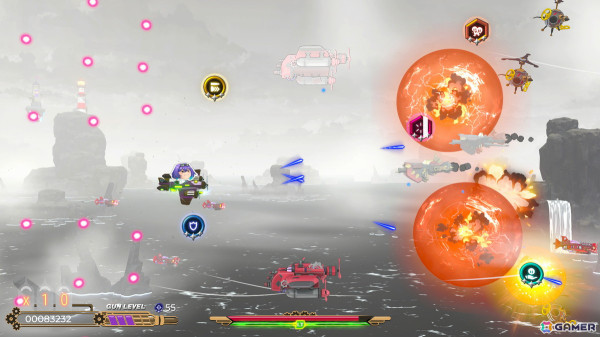 シューティング×ビジュアルノベル「Kamikaze Lassplanes」Switch版が配信！手描きイラストで描かれる兵器「ラスプレーン」とのロマンスストーリーの画像4