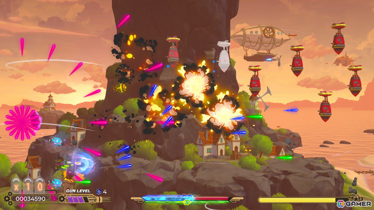 シューティング×ビジュアルノベル「Kamikaze Lassplanes」Switch版が配信！手描きイラストで描かれる兵器「ラスプレーン」とのロマンスストーリーの画像12