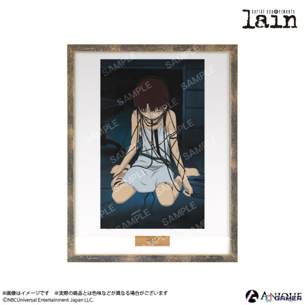 「lain」のオンライン展示会「Weird展」が11月29日から開催！30枚限定の複製セル画やCD⾵アクリルブロックなど公式グッズの受注が開始の画像2