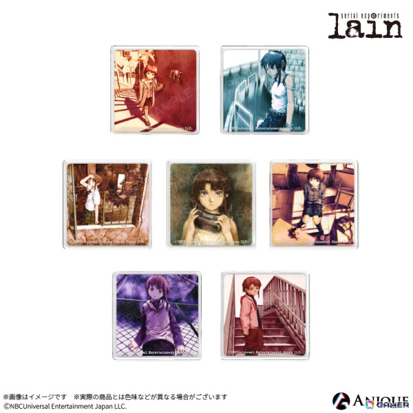 「lain」のオンライン展示会「Weird展」が11月29日から開催！30枚限定の複製セル画やCD⾵アクリルブロックなど公式グッズの受注が開始の画像5