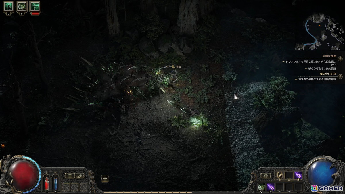 「PoE2」アーリーアクセス先行プレイ会をレポート:“スキルジェム”システムで“ビルド考案”を最序盤から楽しめる!エンドコンテンツの紹介やインタビューもの画像