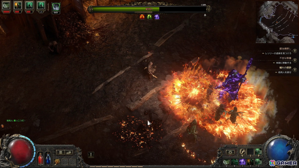 「PoE2」アーリーアクセス先行プレイ会をレポート:“スキルジェム”システムで“ビルド考案”を最序盤から楽しめる!エンドコンテンツの紹介やインタビューもの画像