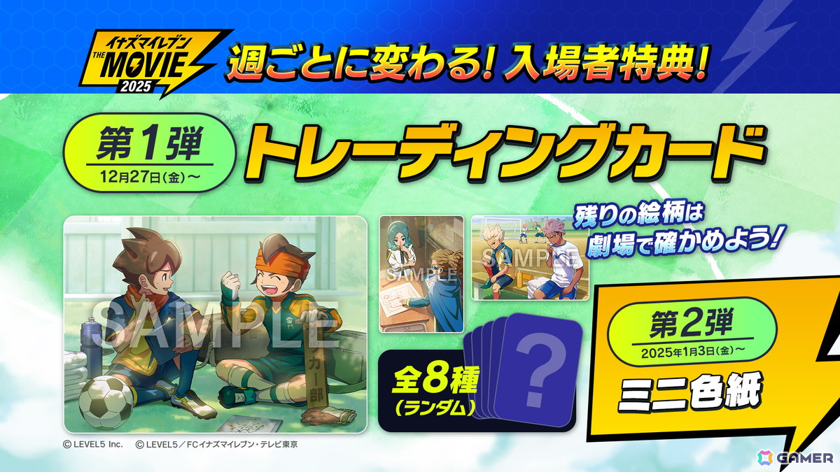 「イナズマイレブン・ザ・ムービー 2025」入場者特典には世代を超えた夢のオリジナルイラストをデザイン!舞台挨拶付き先行上映などの情報もの画像