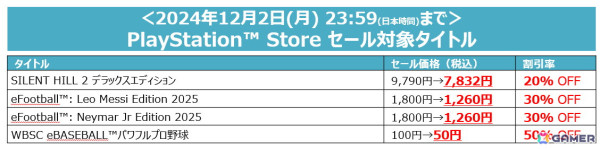 「SILENT HILL 2」デラックスエディションが初セールで20％OFFに！KONAMI「BLACK FRIDAY SALE」が開催の画像2