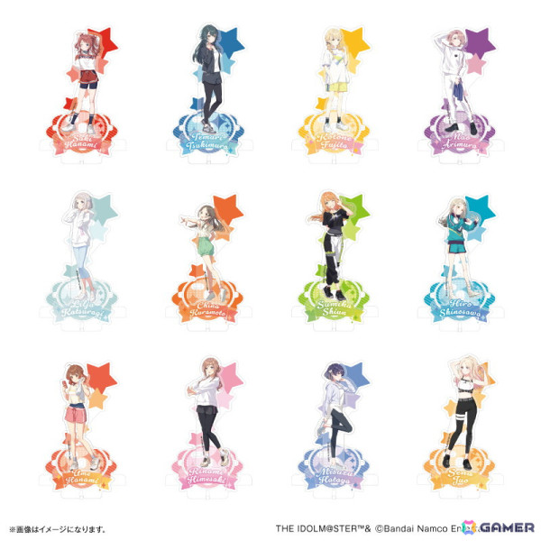 学園アイドルマスター」アクリルスタンドや缶バッジなどオリジナル