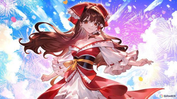 「東方幻想エクリプス」1周年を記念して特別衣装の博麗霊夢（CV：ファイルーズあい）が登場！無償幻晶石3,000個の配布もの画像1