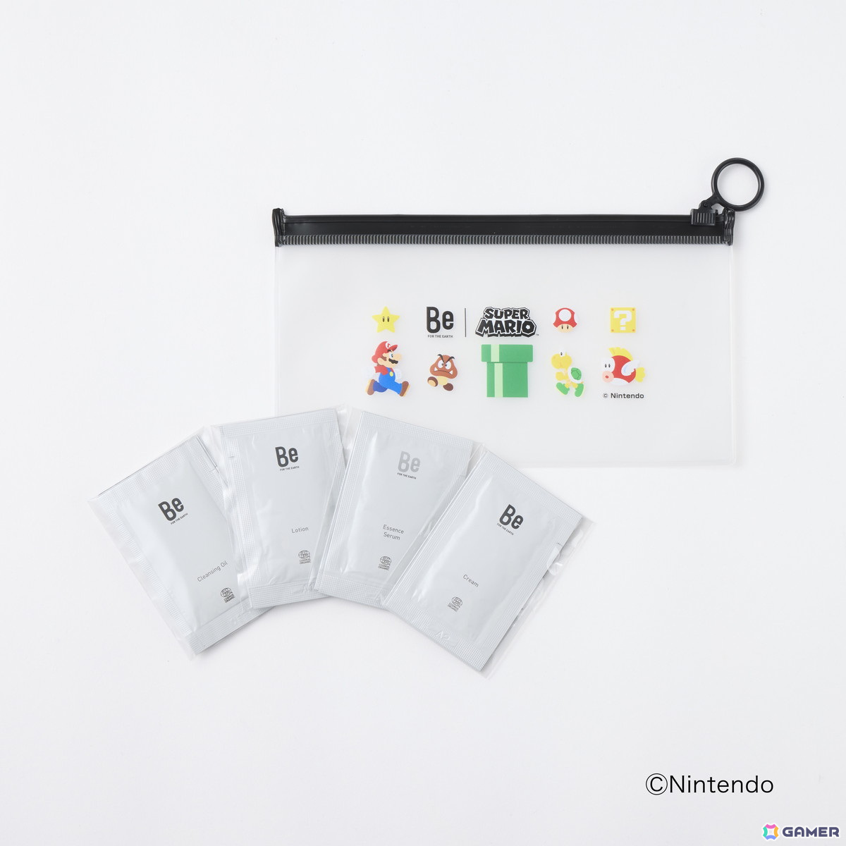 「スーパーマリオ」コラボデザインのスキンケアセット&青汁セットが「Be」より発売!「MARUNOUCHI BRIGHT HOLIDAY 2024」が開催中の画像