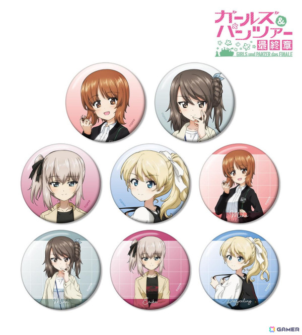 「ガールズ＆パンツァー 最終章」描き下ろし“デート私服”イラストグッズが発売！ポニーテールのダージリンやサイドテールのエリカなど普段と違う雰囲気が魅力的の画像2