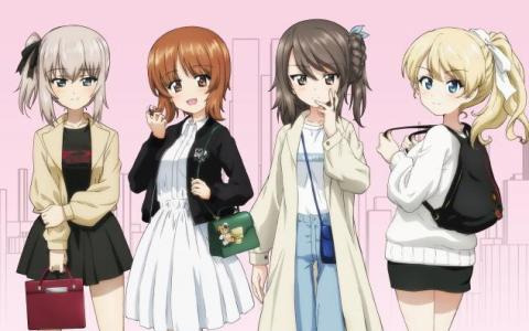 「ガールズ&パンツァー 最終章」描き下ろし“デート私服”イラストグッズが発売!ポニーテールのダージリンやサイドテールのエリカなど普段と違う雰囲気が魅力的