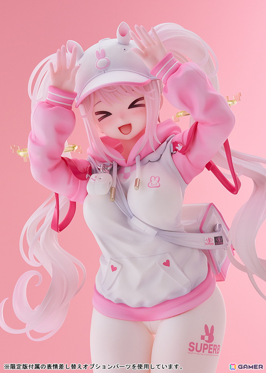 「勝利の女神：NIKKE」よりアリスがスイートホーム衣装で1/7スケールフィギュア化！無邪気な笑顔でウサギさんポーズを披露の画像9