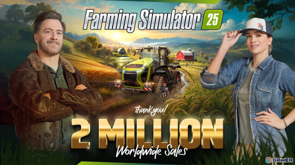 「Farming Simulator 25」の全世界累計販売本数が発売初週で200万本を突破！シリーズの累計販売本数は4,000万本突破の画像1