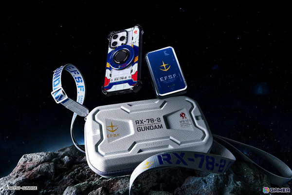 「機動戦士ガンダム x CASETiFY」コレクションが12月9日に発売！ガンダムとシャア専用ザクIIがモチーフのテックアクセサリーがラインナップの画像1