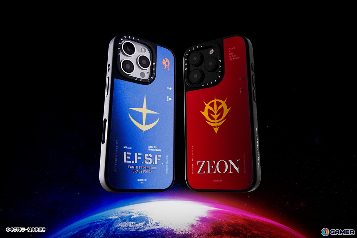 「機動戦士ガンダム x CASETiFY」コレクションが12月9日に発売！ガンダムとシャア専用ザクIIがモチーフのテックアクセサリーがラインナップの画像5
