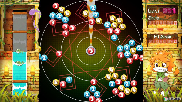 アーケードゲーム「シメンソカス」がAPM3筐体で稼働開始！的確な判断と正確なレバー操作で迫りくる数字を消していく全方位STGパズルの画像2