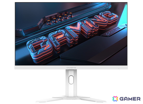 ホワイトフレームが特徴の27インチゲーミングモニター「GIGABYTE M27QA
