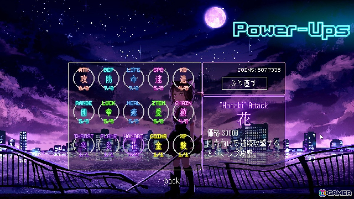 左右から迫りくるゾンビの群れを倒していく2Dアクションゲーム「Tokyo Waning Moon」がSteamで配信！の画像3