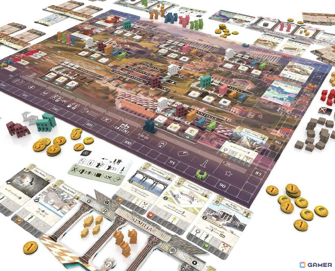 氏族となってローマの発展を目指すボードゲーム「アエテルナ」が12月下旬に発売!の画像