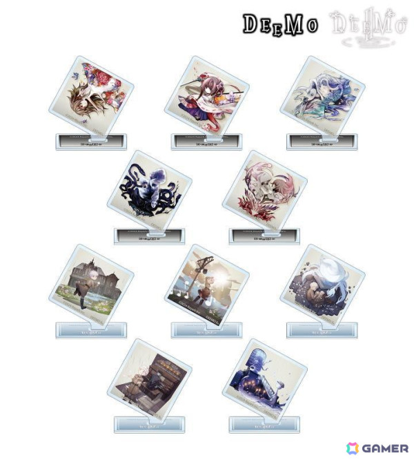 「DEEMO ＆ DEEMO II」のアクスタやTシャツなどグッズ10種が登場！デスクマットなど普段使いしやすいアイテムもの画像1