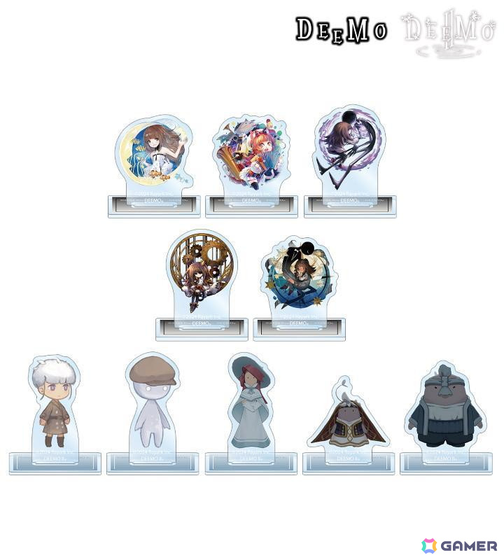 DEEMO ＆ DEEMO II」のアクスタやTシャツなどグッズ10種が登場！デスク